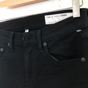 Rag & bone black flare jeans